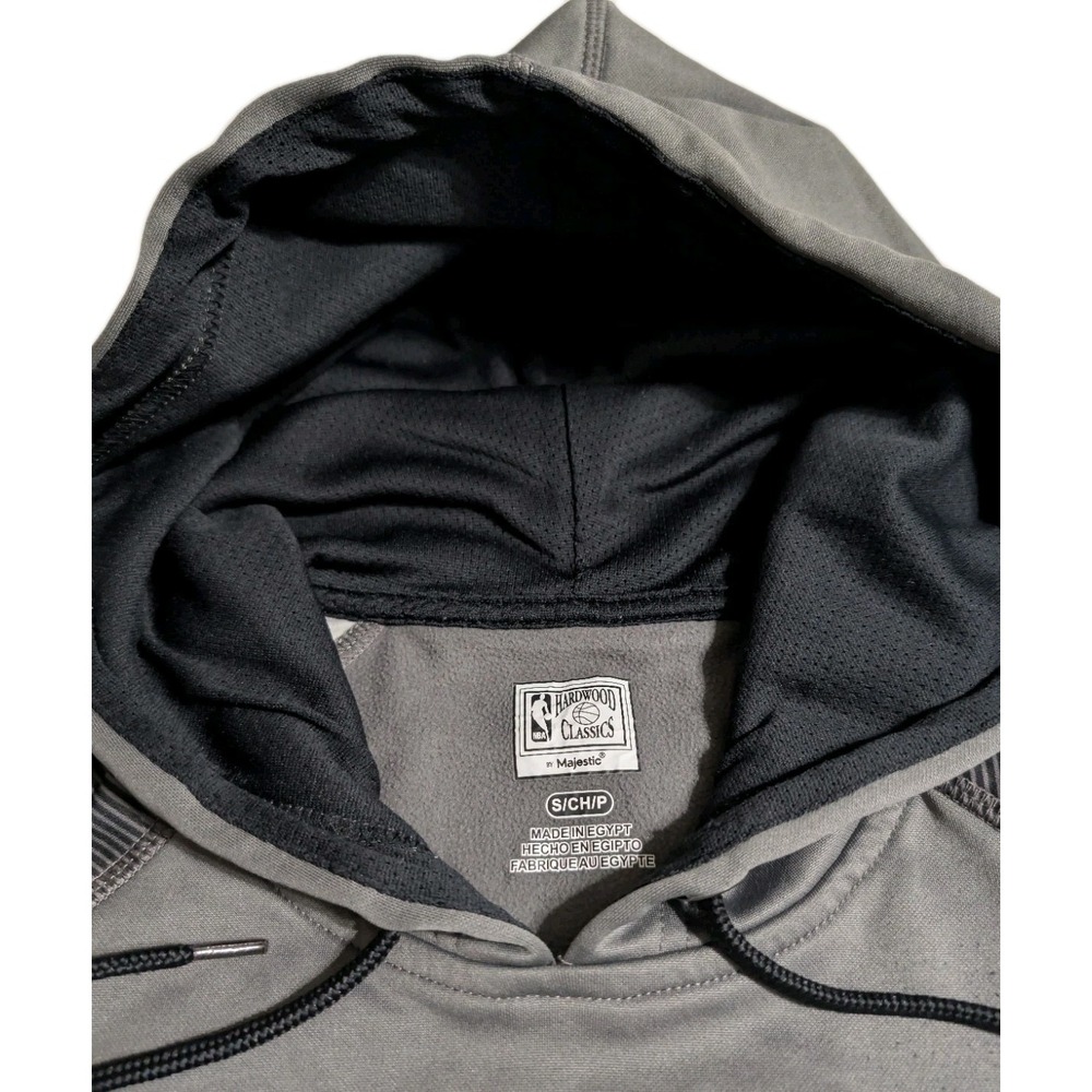 Majestic Boston Celtics Hoodie Mens S Hardwood Classics‎ NBA Gray Pullover - Picture 4 of 10